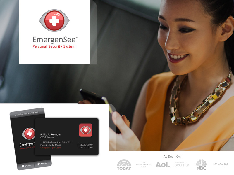 We built EmergenSee's brand from the ground up. This popular app has been recognized by some big names.